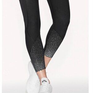 Lululemon Tight Stuff Tight II Reflective Black size 12